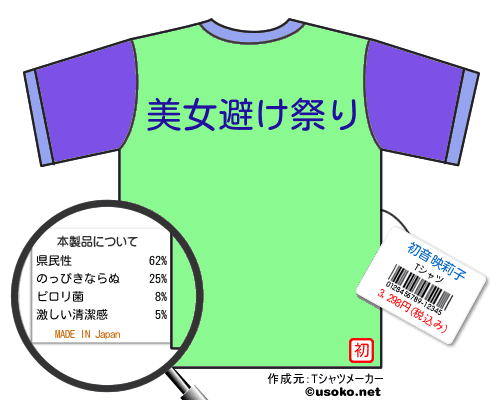 初音映莉子のＴシャツメーカー結果