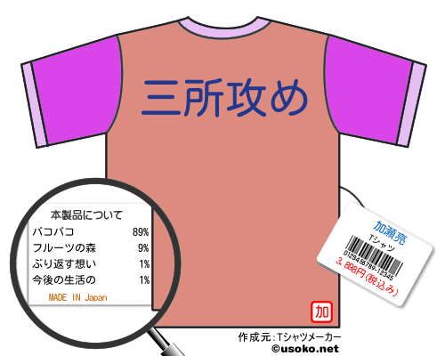 加瀬亮のＴシャツメーカー結果