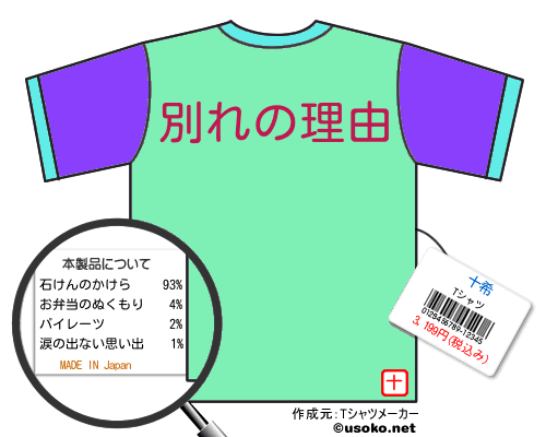 十希のＴシャツメーカー結果
