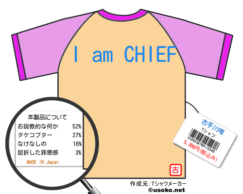 古手川唯のＴシャツメーカー結果