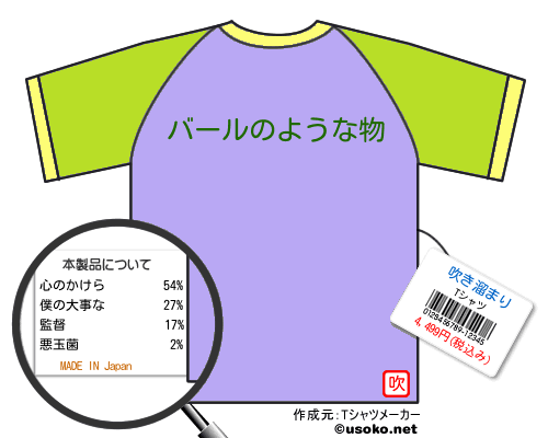 吹き溜まりのＴシャツメーカー結果