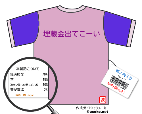 城ノ内ミサのＴシャツメーカー結果