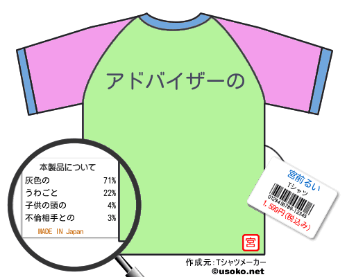 宮前るいのＴシャツメーカー結果