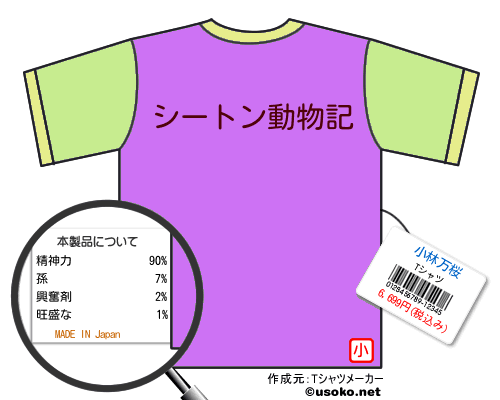 小林万桜のＴシャツメーカー結果