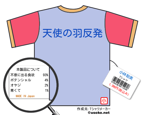 小林聡美のＴシャツメーカー結果