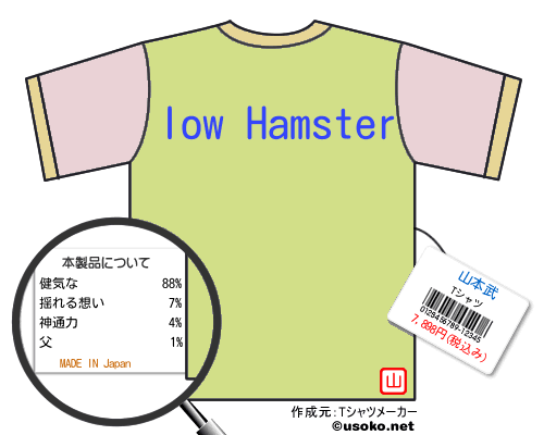 山本武のＴシャツメーカー結果