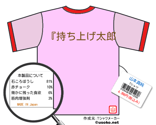 山本真純のＴシャツメーカー結果