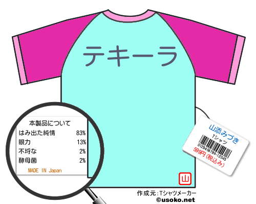 山添みづきのＴシャツメーカー結果