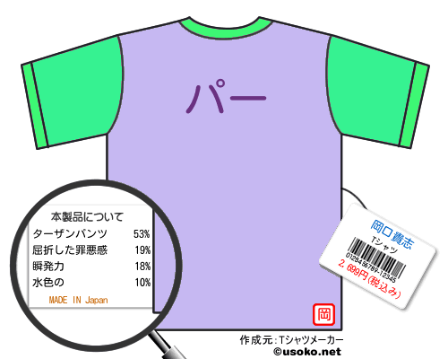 岡口貴志のＴシャツメーカー結果
