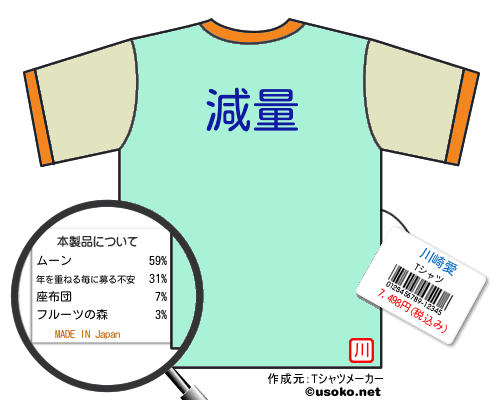 川崎愛のＴシャツメーカー結果