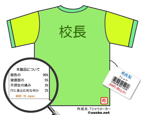 希良梨のＴシャツメーカー結果