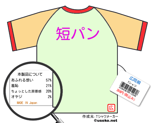 広岡瞬のＴシャツメーカー結果