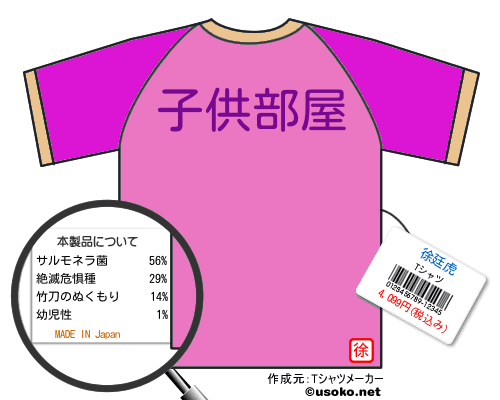 徐廷虎のＴシャツメーカー結果
