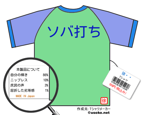 徐蓓蓓のＴシャツメーカー結果