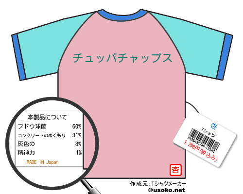 杏のＴシャツメーカー結果