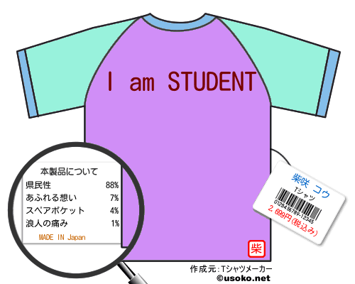 柴咲 コウのＴシャツメーカー結果