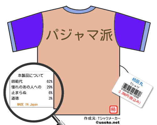 柿辰丸のＴシャツメーカー結果
