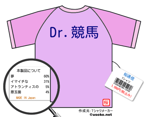 桜通信のＴシャツメーカー結果