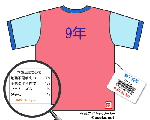 森下純菜のＴシャツメーカー結果