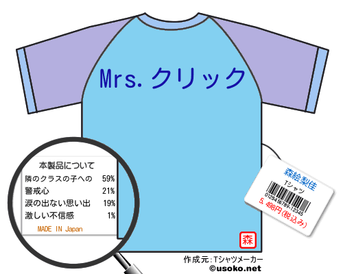 森絵梨佳のＴシャツメーカー結果