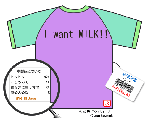 永田正昭のＴシャツメーカー結果