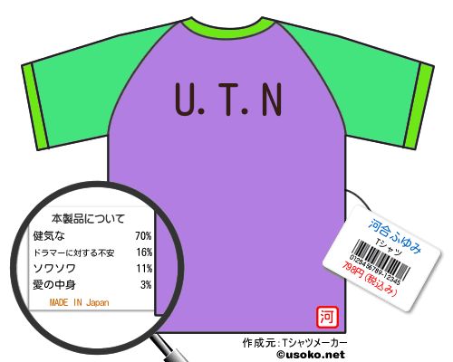 河合ふゆみのＴシャツメーカー結果
