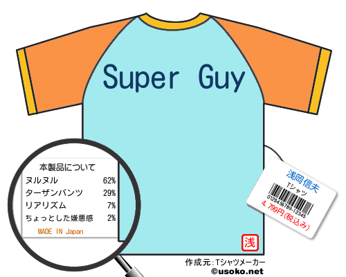 浅岡信夫のＴシャツメーカー結果