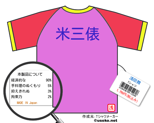 浅田舞のＴシャツメーカー結果