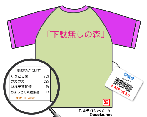 渥美清のＴシャツメーカー結果