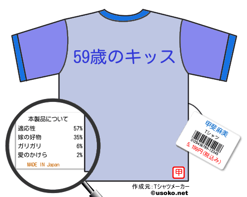 甲斐麻美のＴシャツメーカー結果