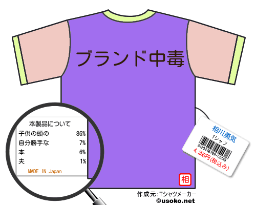 相川勇気のＴシャツメーカー結果