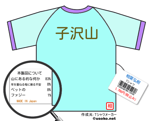 相葉弘樹のＴシャツメーカー結果