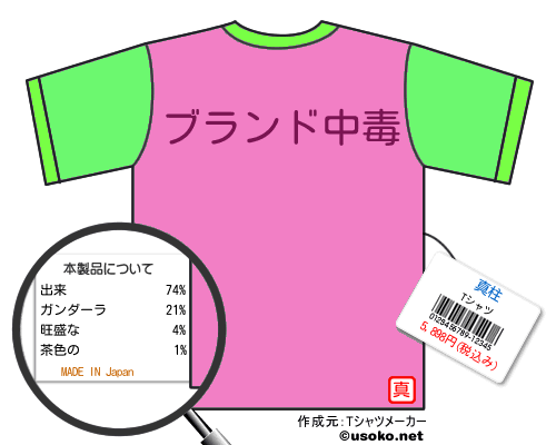 真柱のＴシャツメーカー結果