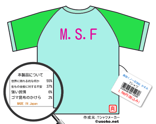真田くノ一忍法伝 かすみのＴシャツメーカー結果