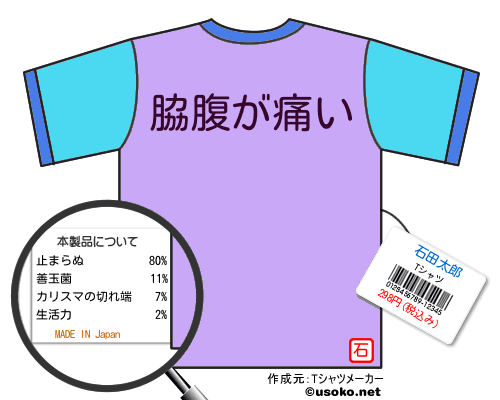 石田太郎のＴシャツメーカー結果