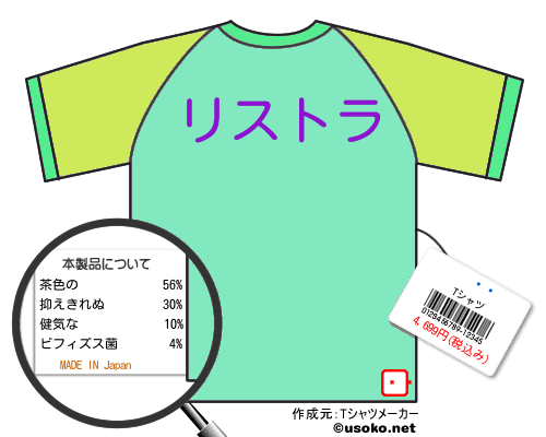 �のＴシャツメーカー結果