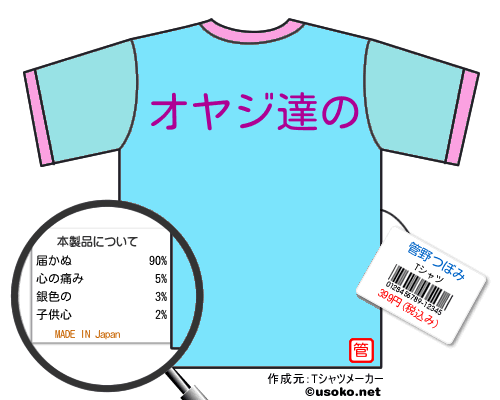 管野つぼみのＴシャツメーカー結果