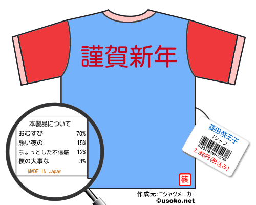 篠田奈王子tシャツ