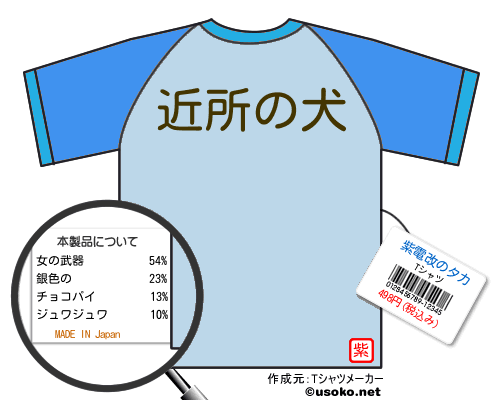 紫電改のタカのＴシャツメーカー結果