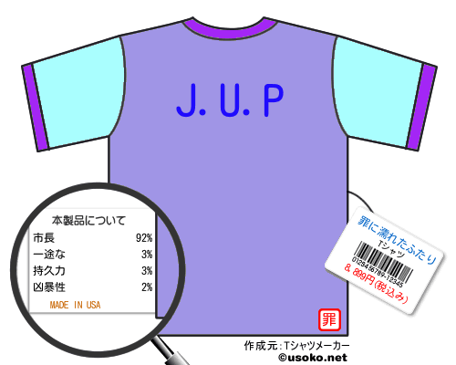 罪に濡れたふたりのＴシャツメーカー結果