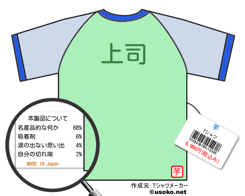 芋のＴシャツメーカー結果