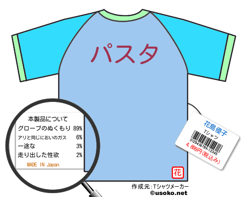 花島優子のＴシャツメーカー結果