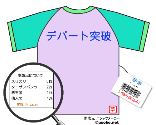 草?剛のＴシャツメーカー結果