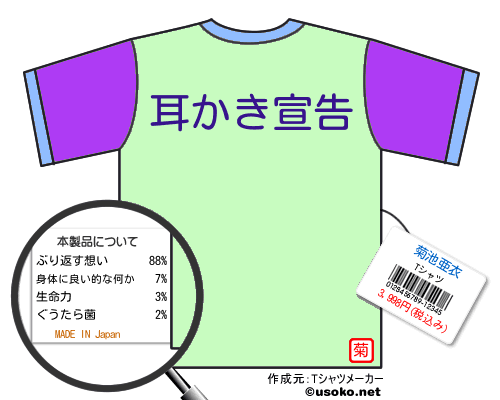 菊池亜衣のＴシャツメーカー結果