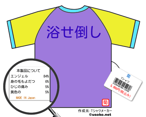 菊のＴシャツメーカー結果