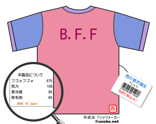 西の善き魔女のＴシャツメーカー結果