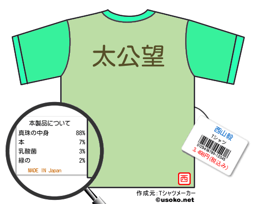 西山毅のＴシャツメーカー結果