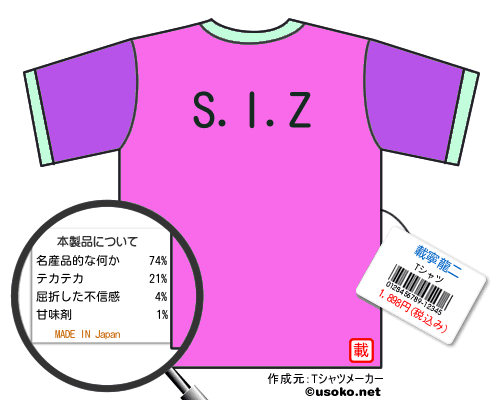 載寧龍二のＴシャツメーカー結果