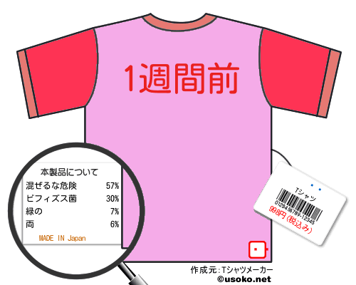 ��のＴシャツメーカー結果