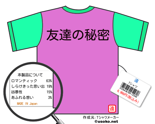 遠のＴシャツメーカー結果